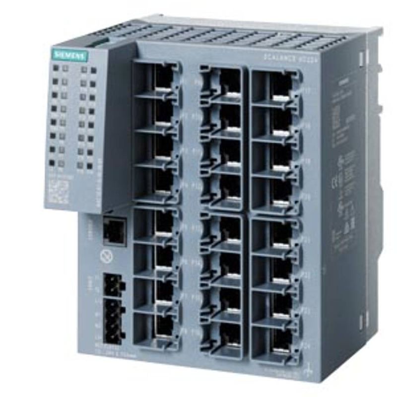 Foto van Siemens 6gk5224-0ba00-2ac2 industrial ethernet switch 10 / 100 mbit/s