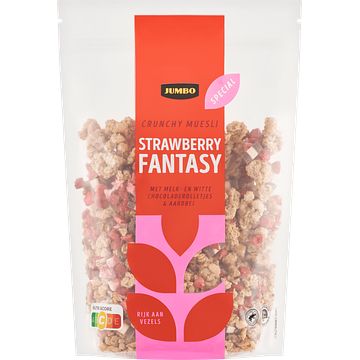 Foto van Jumbo special crunchy muesli strawberry fantasy 400g