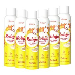 Foto van Zwitsal - robijn dry wash spray - kleding opfrisser - 6 x 200ml - voordeelverpakking