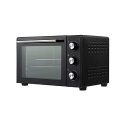 Foto van Deski premium elektrische mini oven - 30 liter - rvs/zwart
