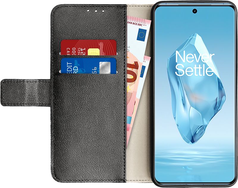 Foto van Just in case wallet oneplus 12r book case zwart