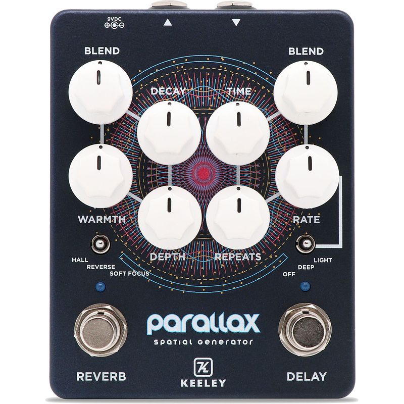 Foto van Keeley parallax spatial generator delay / reverb effectpedaal