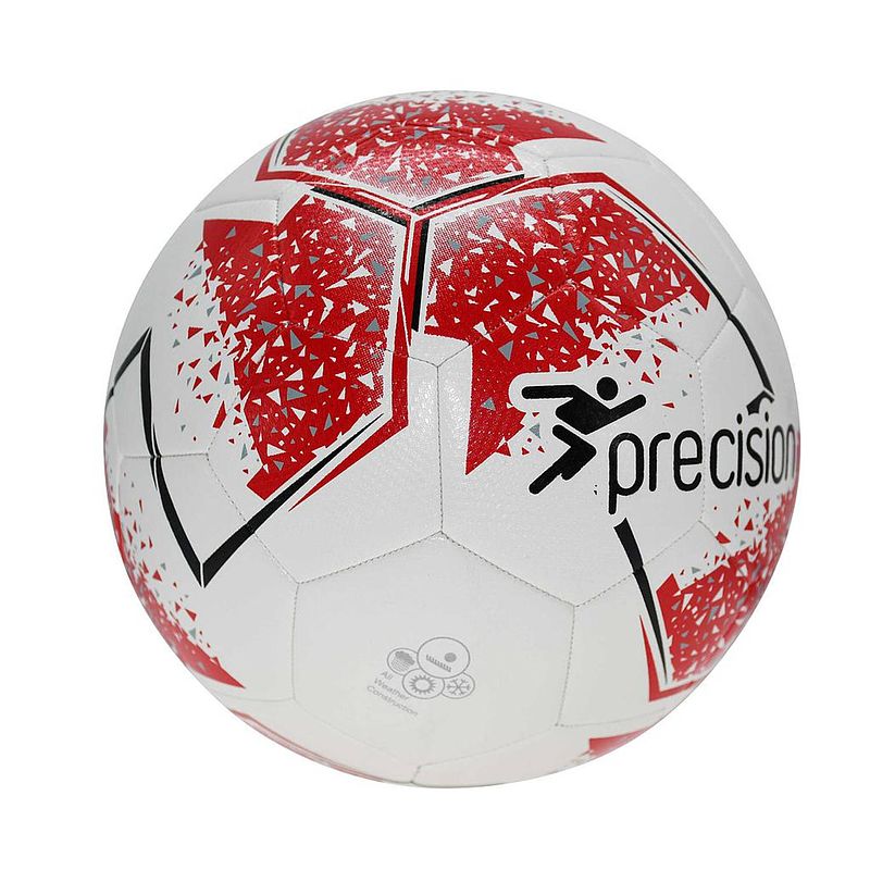 Foto van Precision trainingsbal fusion 400-440 gr pu wit/rood maat 5