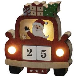 Foto van Konstsmide 3272-550 led-silhouet kerstman in auto warmwit led warm-wit timer, schakelaar