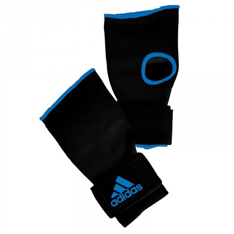 Foto van Adidas boks binnenhandschoen zwart/blauw m
