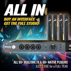 Foto van Antelope audio orion studio synergy core met alle fx en bitwig daw (promo)