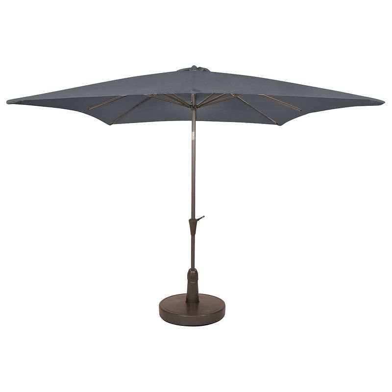 Foto van Kopu® vierkante parasol malaga 200x200 cm - grey