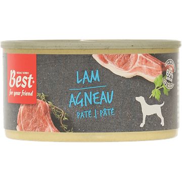 Foto van Best for your friend maaltijd met lam voor honden (95 gram) bij jumbo