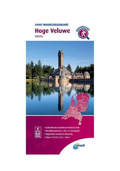 Foto van Hoge veluwe 1:33.333 - anwb - paperback (9789018046507)