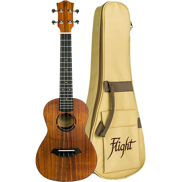 Foto van Flight princess series juliana acacia concert ukelele met gigbag