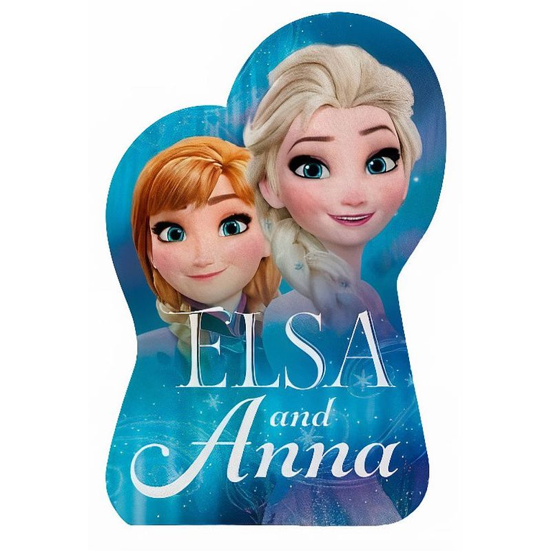 Foto van Kids licensing badlaken frozen 120 x 80 cm polyester blauw