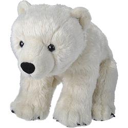 Foto van Wild republic knuffel ijsbeer junior 40 cm pluche wit