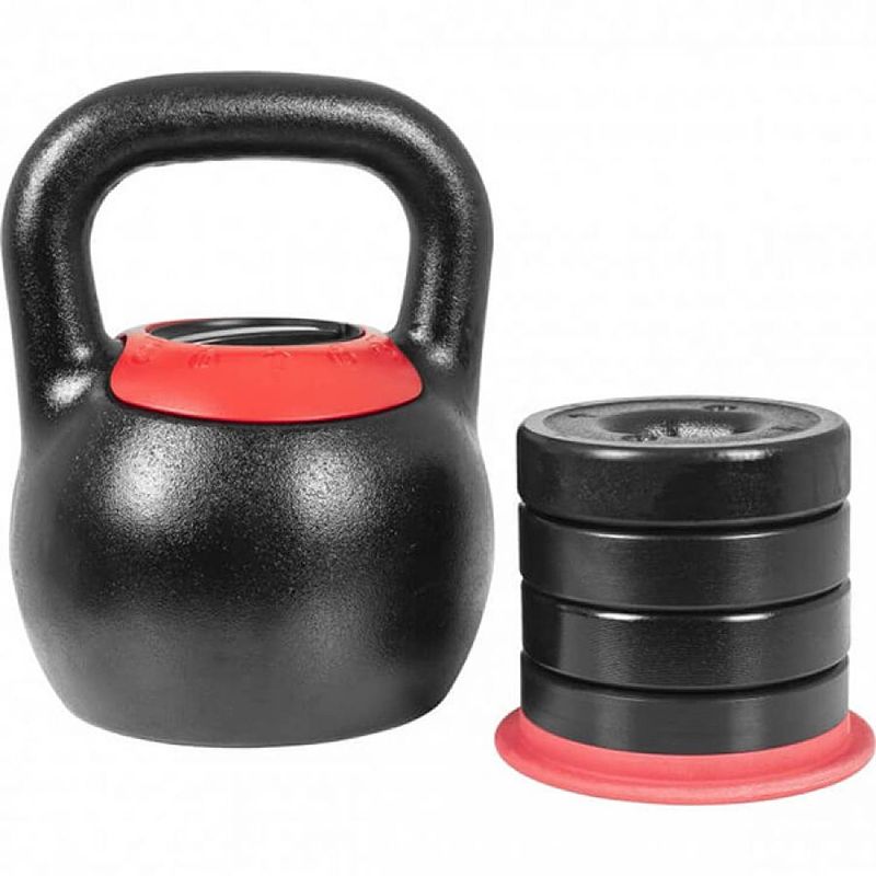 Foto van Gorilla sports kettlebell - verstelbaar in gewicht - 8 tot 16 kg