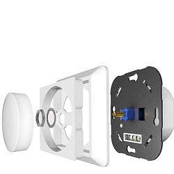 Foto van Proventa stopcontact dimmer led inbouw tot 250w met afdekraam - geschikt voor alle lampen - 2 draads