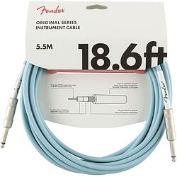 Foto van Fender original cables instrumentkabel 5.5m daphne blue