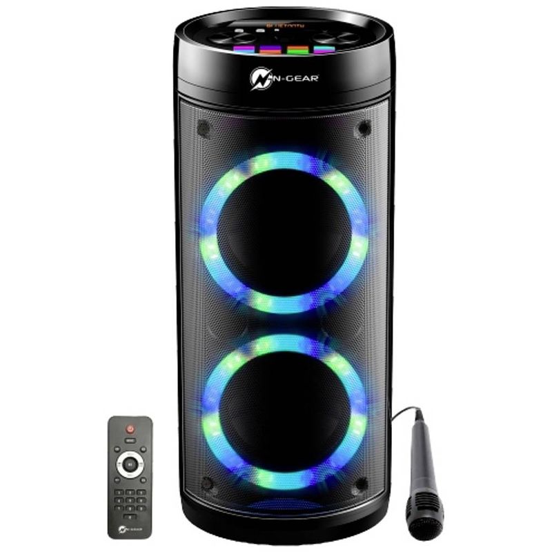 Foto van N-gear portable bluetooth speaker 600w karaokesysteem