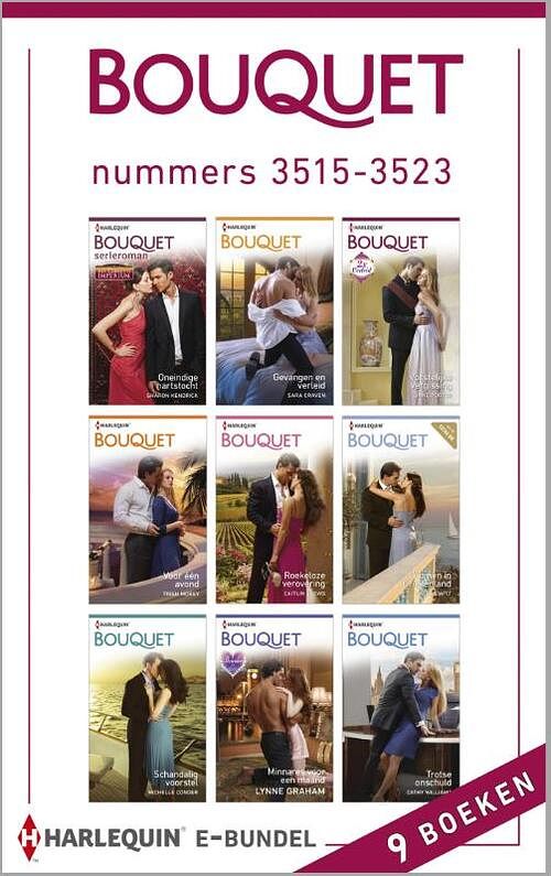 Foto van Bouquet e-bundel nummers 3515-3523 (9-in-1) - caitlin crews - ebook (9789402503241)