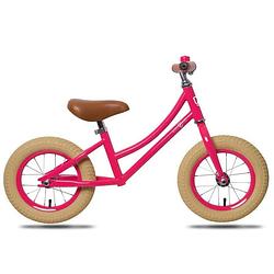 Foto van Rebel kids loopfiets met 2 wielen loopfiets julia 12 inch meisjes roze