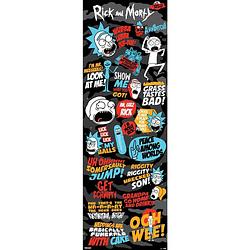 Foto van Grupo erik rick and morty quotes poster 53x158cm