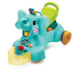 Foto van Infantino looptrainer large 3 in 1 ride on elephant