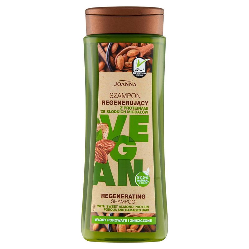 Foto van Vegan regenererende shampoo met zoete amandelproteïnen 300ml