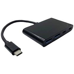 Foto van Value 14995041 usb 3.1 gen 1-hub 4 poorten zwart