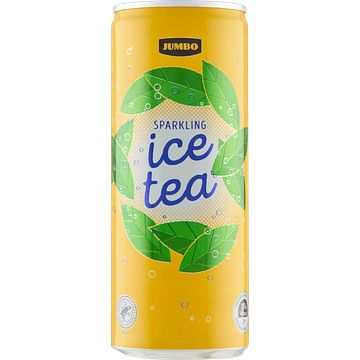 Foto van Jumbo sparkling ice tea blik 250ml