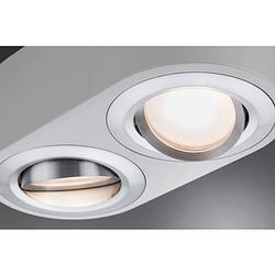 Foto van Paulmann 79709 argun led-plafondlamp 9.6 w aluminium (geborsteld), wit (mat)