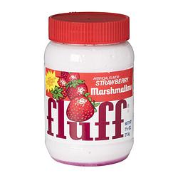 Foto van Fluff artificial flavor strawberry marshmallow 213g bij jumbo