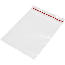 Foto van Hersluitbare zak zonder etiketstrook (b x h) 80 mm x 120 mm transparant polyethyleen