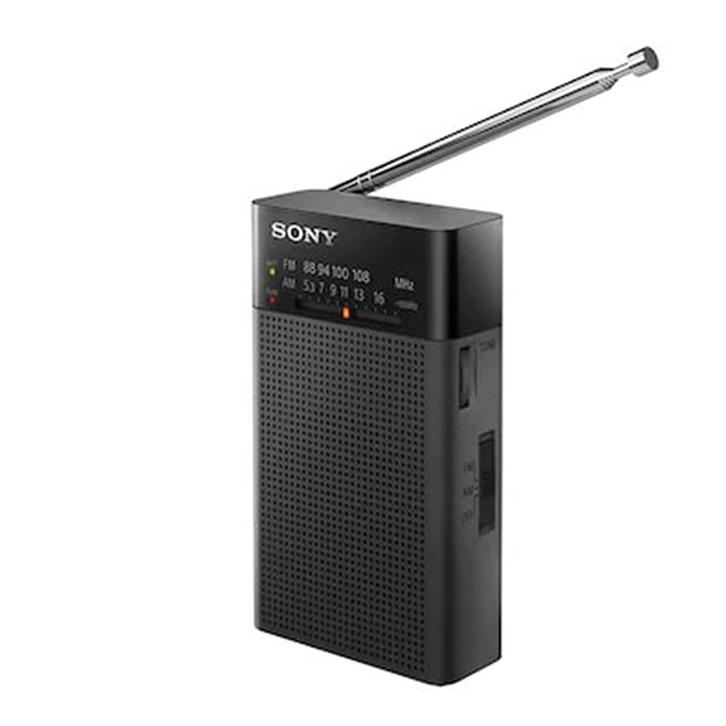 Foto van Sony icf-p27 fm radio zwart