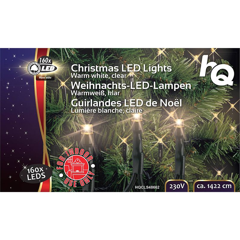 Foto van Kerstverlichting 160 led warm wit 14,2m