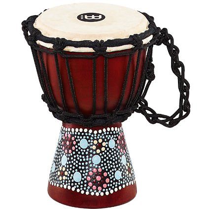 Foto van Meinl hdj8-xxs african style mini djembe