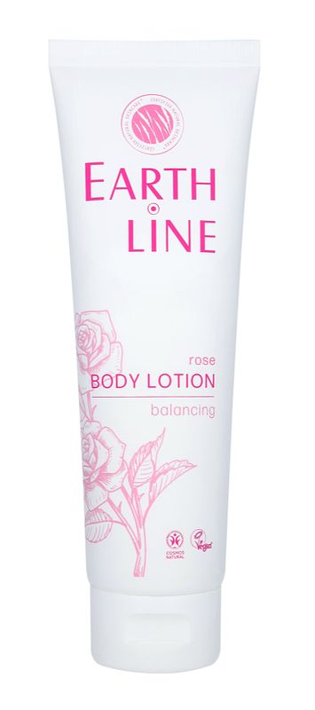 Foto van Earth line bodylotion rose