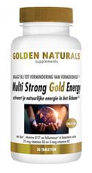 Foto van Golden naturals multi strong gold energy tabletten