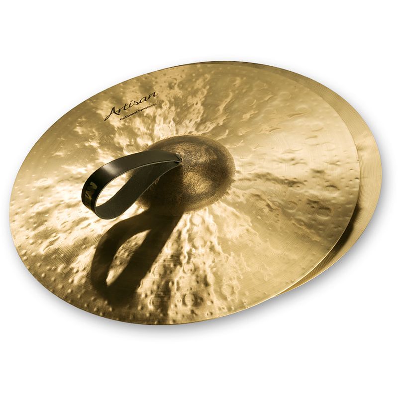 Foto van Sabian artisan traditional symphonic medium light 18 inch orkestrale bekkens