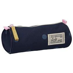 Foto van Milky kiss etui 9 x 20 x 9 cm polyester donkerblauw