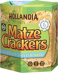 Foto van Hollandia matze crackers biologisch spelt/dinkel 16 stuks bij jumbo