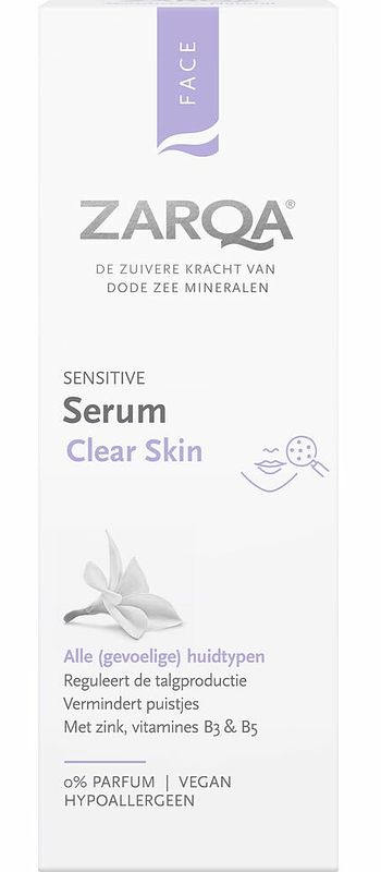 Foto van Zarqa face sensitve serum clear skin