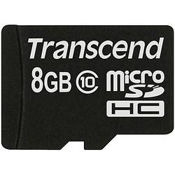Foto van Transcend premium microsdhc-kaart 8 gb class 10
