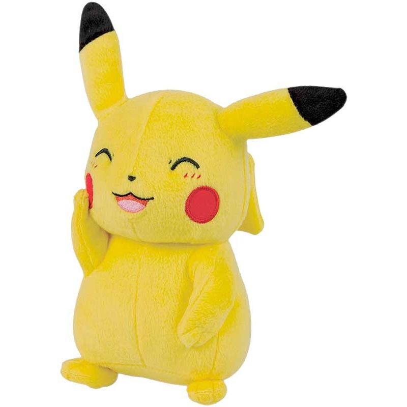 Foto van Tomy knuffel pikachu 20 cm geel