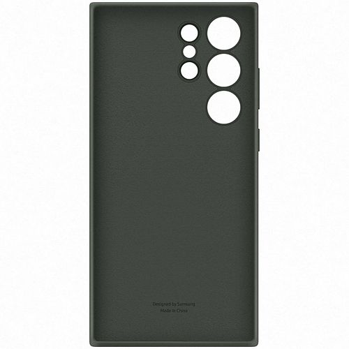 Foto van Samsung galaxy s23 ultra siliconen back cover groen