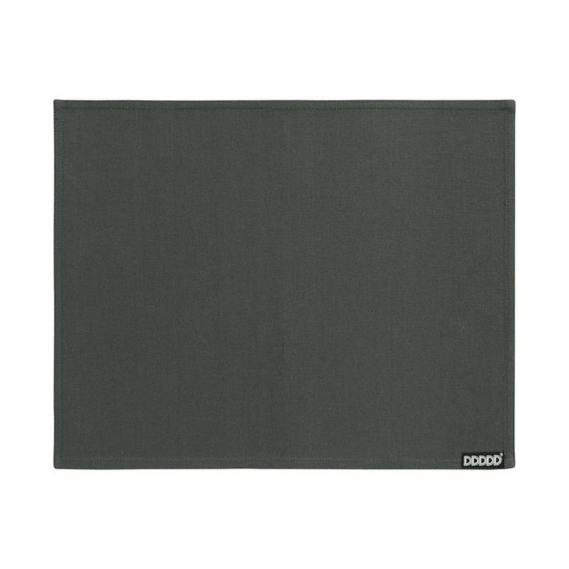 Foto van Ddddd - placemat kit 35 x 45 cm anthracite per 2 stuks