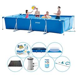 Foto van Intex frame pool rechthoekig 450x220x84 cm - zwembad pakket