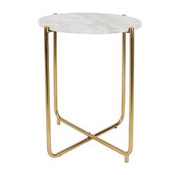 Foto van Vestbjerg - side table timpa marble white