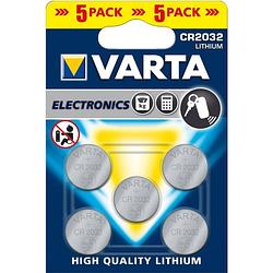 Foto van Varta cr2025 3v lithium knoopcel batterij 20 blisters