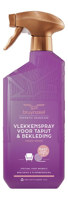 Foto van Bruynzeel cosmetic homecare vlekkenspray tapijt & bekleding fresh wood