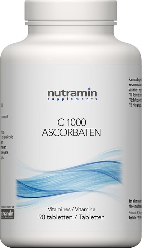 Foto van Nutramin c 1000 ascorbaten tabletten