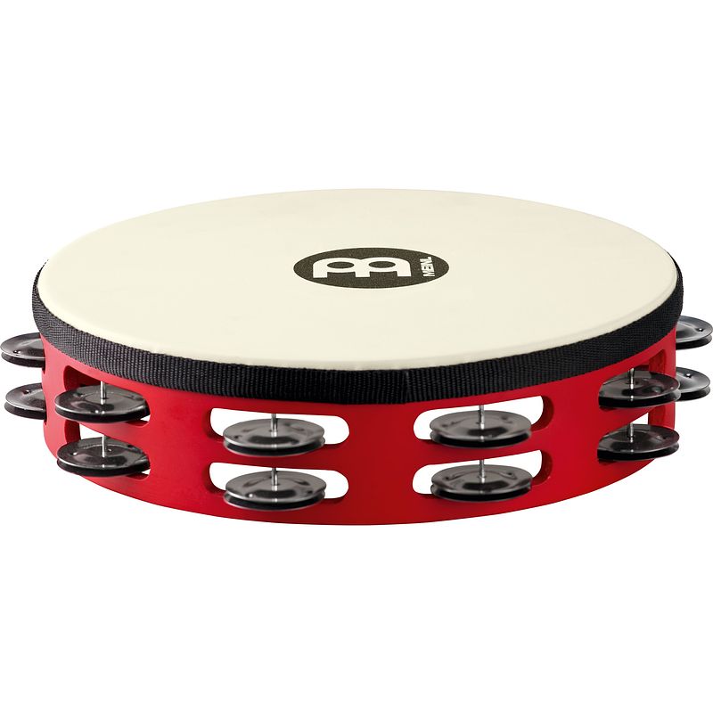 Foto van Meinl tah2bk-r-tf touring tambourine