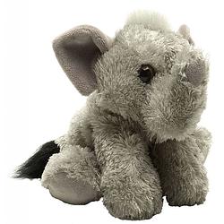 Foto van Wild republic knuffel olifant junior 18 cm pluche grijs